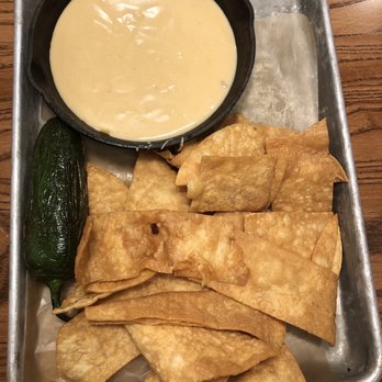 Saltgrass Steak House - Queso fresco and chips.  Enough chips for 1 or 2, but not 3+ people. - Steakhouses Near Me - Omaha, Nebraska