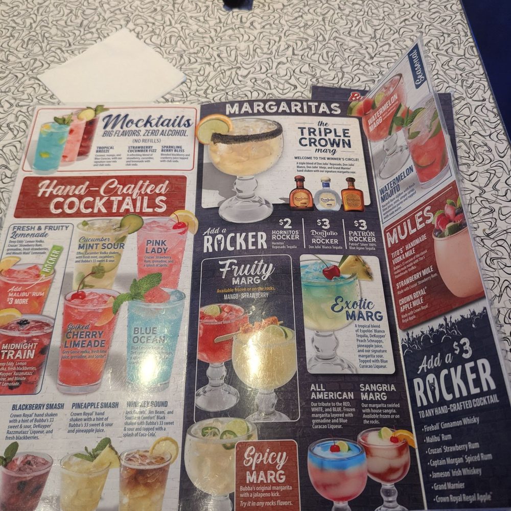 Bubba's 33 - Menu - American Near Me - Tempe, Arizona