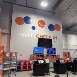 Sky Zone Trampoline Park - Party Check-In Area  Separate from regular check in!