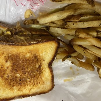 JJ's Grill - Soggy, cold fries, soggy leftover sandwich. - American Near Me - Fayetteville, Arkansas JJ's Grill - Soggy, cold fries, soggy leftover sandwich. - American Near Me - Fayetteville, Arkansas
