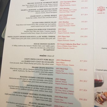 360 Restaurant - Menu (7.11.17) - Canadian (New) Near Me - Toronto, Ontario 360 Restaurant - Menu (7.11.17) - Canadian (New) Near Me - Toronto, Ontario