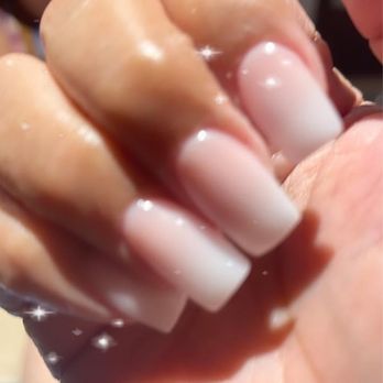 La Madame Nail Lounge - Full set, acrylic with ombré finish. - Nail Salons Near Me - San Antonio, Texas La Madame Nail Lounge - Full set, acrylic with ombré finish. - Nail Salons Near Me - San Antonio, Texas