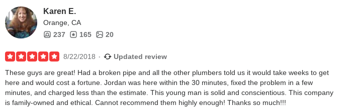 Slide of Brandons Family Plumbing & Backflow Services