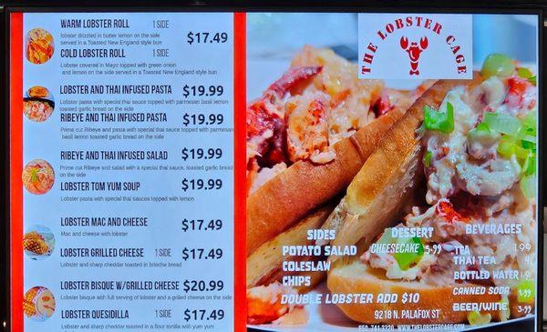 Menu photo 5 The Lobster Cage Pensacola, FL Menu photo 5 The Lobster Cage Pensacola, FL