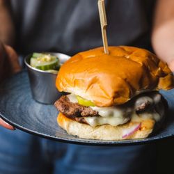 VINYL - The VINYL Burger - Our Royale with Cheese