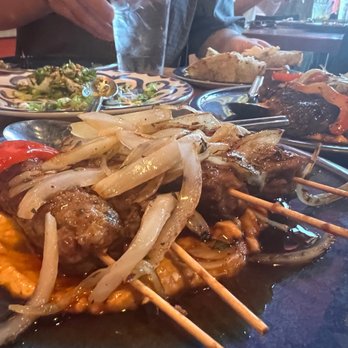 Extra Virgin - Lamb kabobs amazing flavor - Tapas/Small Plates Near Me - Kansas City, Missouri Extra Virgin - Lamb kabobs amazing flavor - Tapas/Small Plates Near Me - Kansas City, Missouri