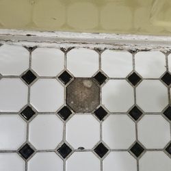 Missing floor tile