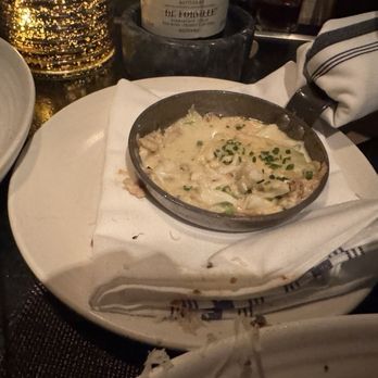 Red Ash - Blue crab for steak topping - Italian Near Me - Austin, Texas