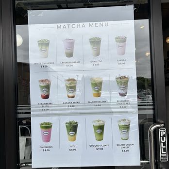BAMBU - Matcha menu - Juice Bars & Smoothies Near Me - San Jose, California