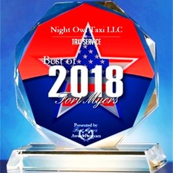 Night Owl Taxi - Night Owl Taxi receives The BEST of 2018 Award. Best Taxi Service in Fort Myers.