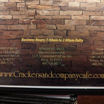 Crackers & Co. Cafe - American Near Me - Mesa, Arizona Crackers & Co. Cafe - American Near Me - Mesa, Arizona