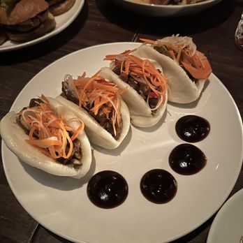 Charlie Was A Sinner - caramelized eggplant bao buns - Cocktail Bars Near Me - Philadelphia, Pennsylvania Charlie Was A Sinner - caramelized eggplant bao buns - Cocktail Bars Near Me - Philadelphia, Pennsylvania