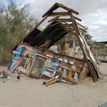 East Jesus - Wizard of Oz with wicked witch under house??? - Art Galleries Near Me - Niland, California East Jesus - Wizard of Oz with wicked witch under house??? - Art Galleries Near Me - Niland, California