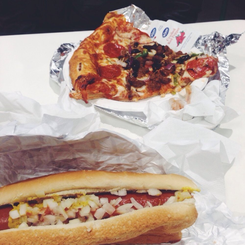 Costco Wholesale - Hot dog and combination pizza. - Wholesale Stores Near Me - Turlock, California