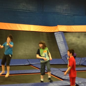 Sky Zone Trampoline Park - Playing trampoline dodgeball. - Trampoline Parks Near Me - Oaks, Pennsylvania