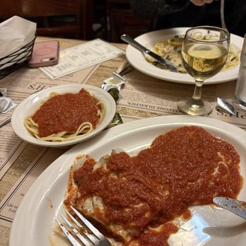 Ralphs Italian Restaurant - Veal Parm and linguini - Italian Near Me - Philadelphia, Pennsylvania