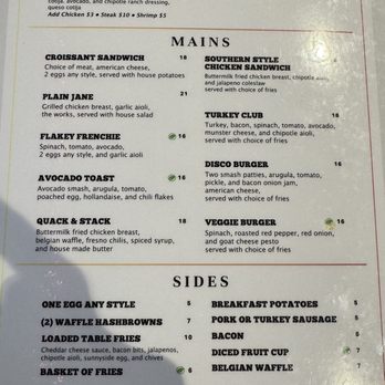 Disco Pancake - Menu - Breakfast & Brunch Near Me - Chicago, Illinois