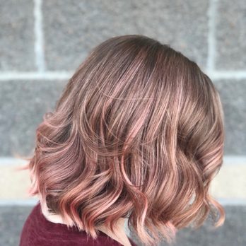 Hair By Eileen - Rose gold balayage by Eileen - Hair Stylists Near Me - New Braunfels, Texas Hair By Eileen - Rose gold balayage by Eileen - Hair Stylists Near Me - New Braunfels, Texas
