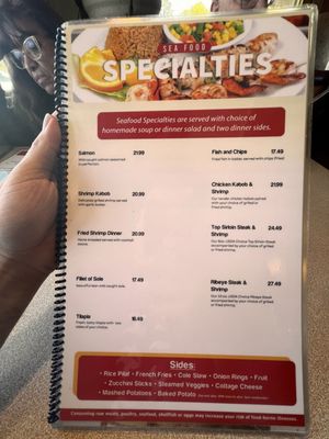 Menu photo 8 Spires Restaurant Ontario, CA