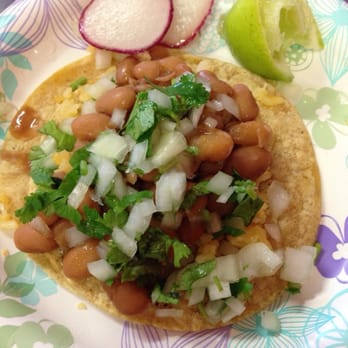 Rincon Sabroso Restaurant - Vegi taco   Wish it was black bean and more veggies. - Mexican Near Me - Mountain View, California
