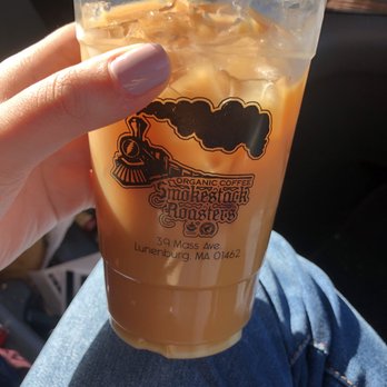 Smokestack Roasters - White chocolate cold brew with almond milk - Coffee Roasteries Near Me - Lunenburg, Massachusetts Smokestack Roasters - White chocolate cold brew with almond milk - Coffee Roasteries Near Me - Lunenburg, Massachusetts