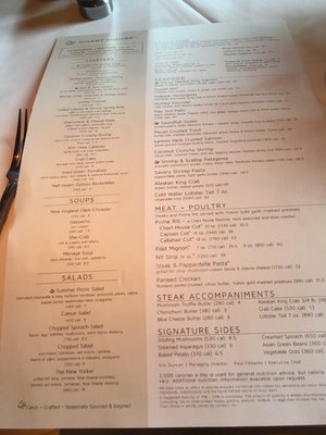 Menu photo 7 Chart House Savannah, GA