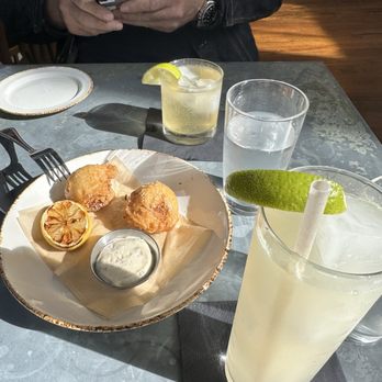 The Ice Plant - Blue crab beginet - Cocktail Bars Near Me - St. Augustine, Florida