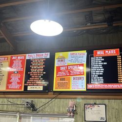 Phil's Dream Pit - Menu