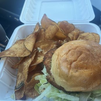 On The Alley - Goleta - Crab Cake Burger - American Near Me - Goleta, California On The Alley - Goleta - Crab Cake Burger - American Near Me - Goleta, California