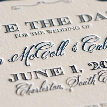 SAS-E Ink - Letterpress Save The Dates - Printing Services Near Me - Charleston, South Carolina SAS-E Ink - Letterpress Save The Dates - Printing Services Near Me - Charleston, South Carolina