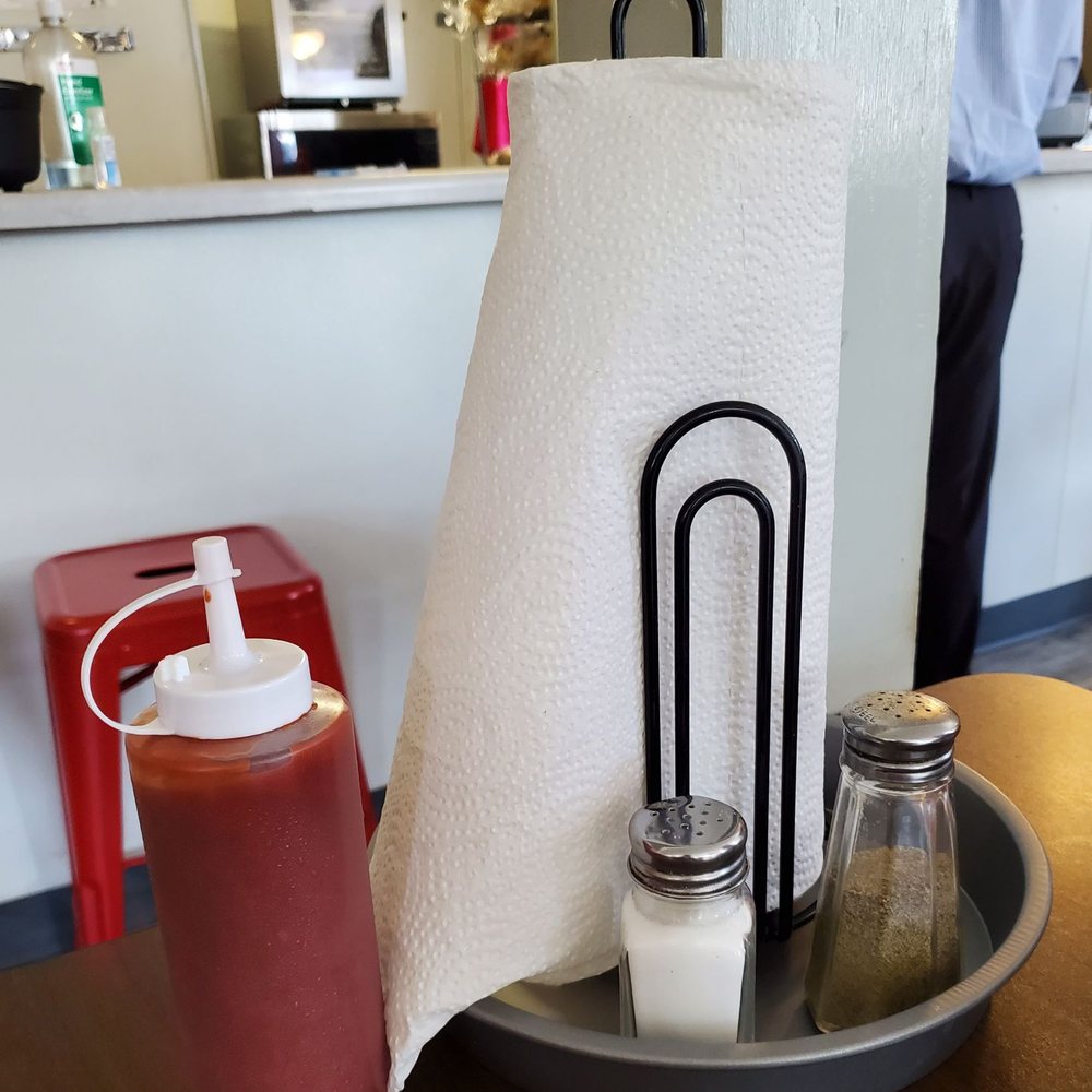Jim's Grill - a paper towel and condiments - American Near Me - Yadkinville, North Carolina Jim's Grill - a paper towel and condiments - American Near Me - Yadkinville, North Carolina