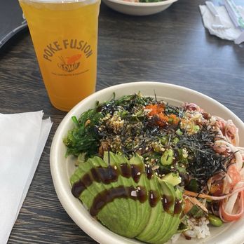 POKE FUSION BOWL - Custom 8. Build Your Own Large Poke Bowl - Poke Near Me - Gainesville, Florida