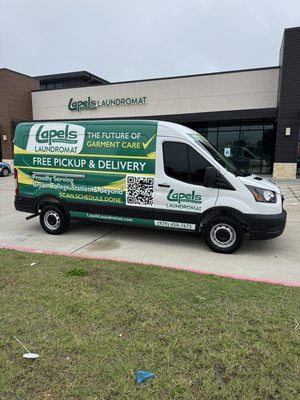 Pickup/Delivery + Counter Services - Skip the trip. Schedule a pickup and we'll clean and return your items fresh and ready. Stay on top of laundry without the hassle.

Short on time? Drop it off and we'll handle the rest. From wash & fold to dry cleaning and alterations, every item receives expert attention.