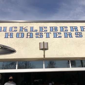 Huckleberry Roasters - Huckleberry Roasters sign beautifully painted! - Coffee Roasteries Near Me - Denver, Colorado