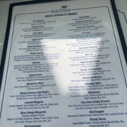Extensive drink menu!