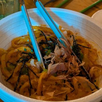 Mott St - Mentaiko Kimchi Udon* - Asian Fusion Near Me - Chicago, Illinois