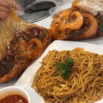 Claw Shack - 2 orders of combo 1 and garlic noodles! - Cajun/Creole Near Me - San Jose, California