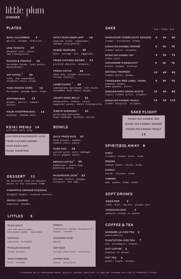 Menu photo 5 Little Plum Honolulu, HI Menu photo 5 Little Plum Honolulu, HI
