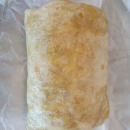 The legendary bacon breakfast burrito with green chili pork sauce. 10/10 The legendary bacon breakfast burrito with green chili pork sauce. 10/10