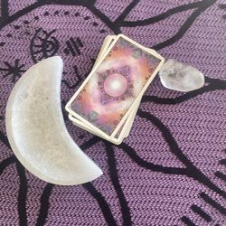 Gypsy Wingz - My Crystal Visions deck. I love this deck and its beautiful imagery. This deck chose me to be its voice and interpretter for your reading.