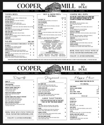 Menu photo 1 Cooper Mill Alexandria, VA