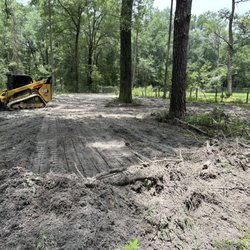 Land Development Solutions - In process as LDS cleared the underbrush and leveled the ground