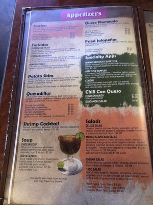 Menu photo 6 Morelia Mexican Grill Bastrop, TX