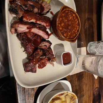 Jack Stack Barbecue - Freight House - 2x beef burnt ends and baby back ribs, burnt ends AMAZING! Side of cheesy potatoes and baked beans. - Barbeque Near Me - Kansas City, Missouri Jack Stack Barbecue - Freight House - 2x beef burnt ends and baby back ribs, burnt ends AMAZING! Side of cheesy potatoes and baked beans. - Barbeque Near Me - Kansas City, Missouri