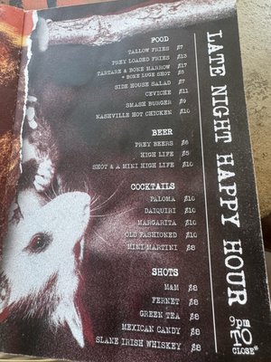 Menu photo 8 Prey Brewing Vista, CA