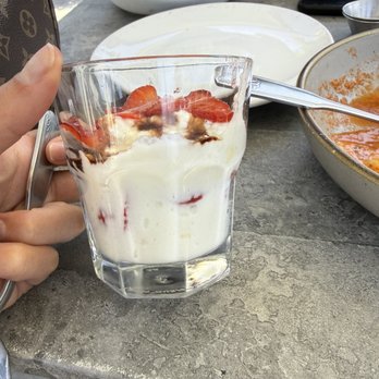 Ellie's - Strawberries and whip cream - Italian Near Me - Long Beach, California