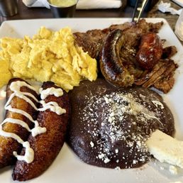 Chiroy combination Guatemalan breakfast Chiroy combination Guatemalan breakfast