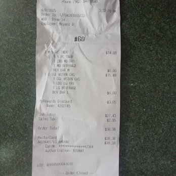 Carl's Jr - I got a 5 piece chicken strips, but only got 4. - Fast Food Near Me - Santa Fe Springs, California Carl's Jr - I got a 5 piece chicken strips, but only got 4. - Fast Food Near Me - Santa Fe Springs, California