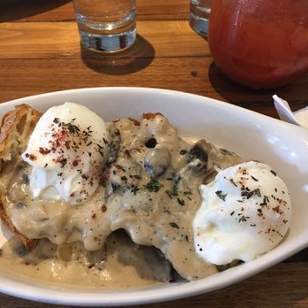 Wheat's End Cafe & Bakery - Popover with mushroom gravy - Bakeries Near Me - Chicago, Illinois Wheat's End Cafe & Bakery - Popover with mushroom gravy - Bakeries Near Me - Chicago, Illinois