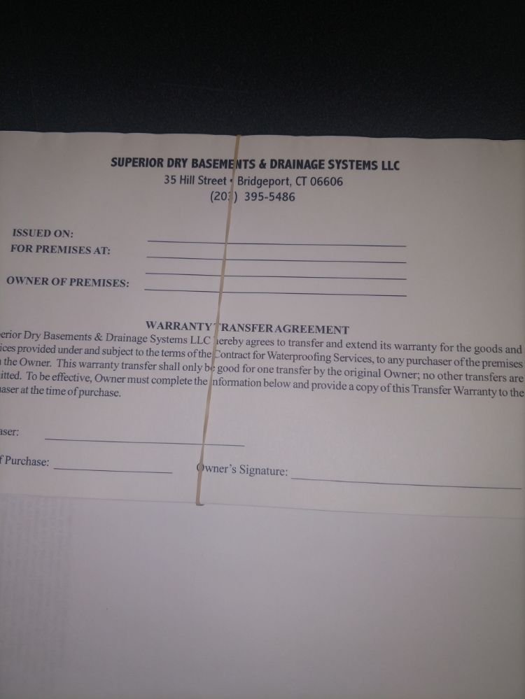 Slide of Superior Dry Basements and Drainage System